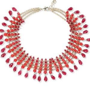 Rosantica Luxe Curry Goldtone Bead and Crystal Bracelet Rare